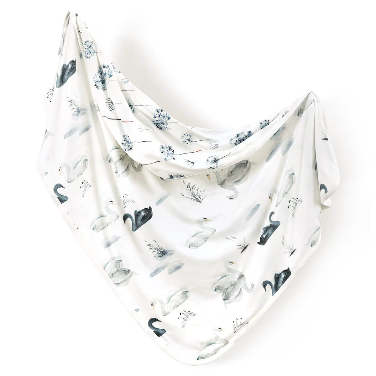 GRSSDER baby blanket in soft jersey knit offers plush texture and skin comfort.