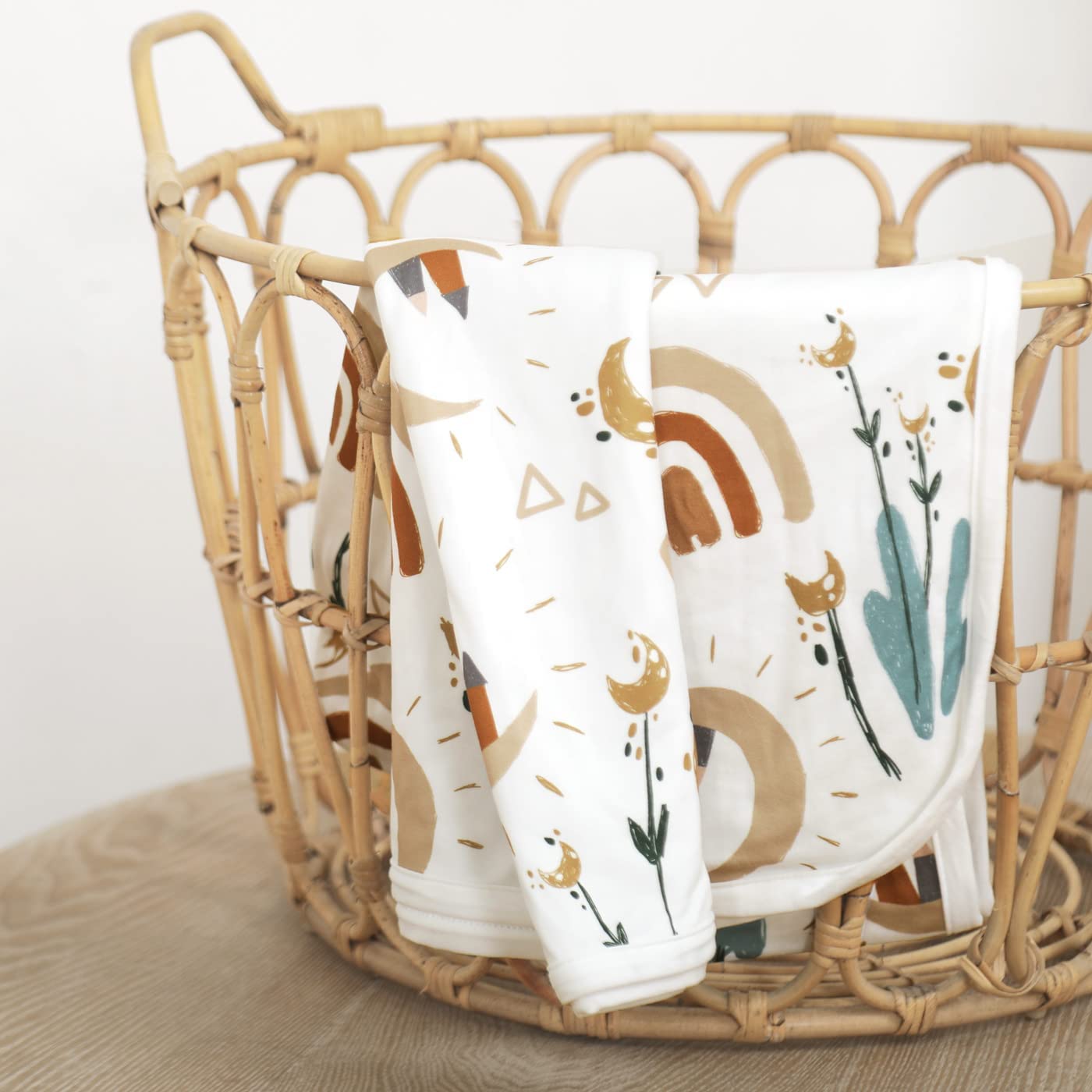 GRSSDER nursery-design themed blankets help create a stylish baby space