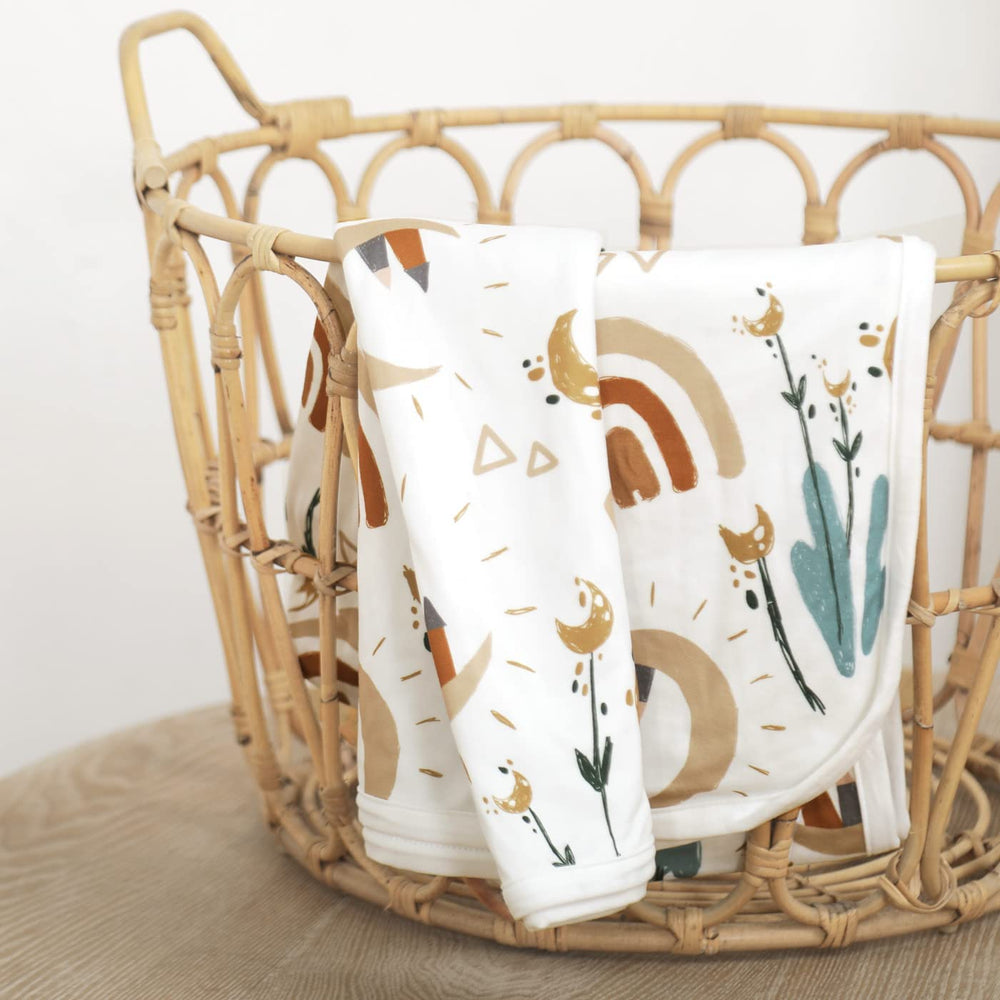 GRSSDER nursery-design themed blankets help create a stylish baby space
