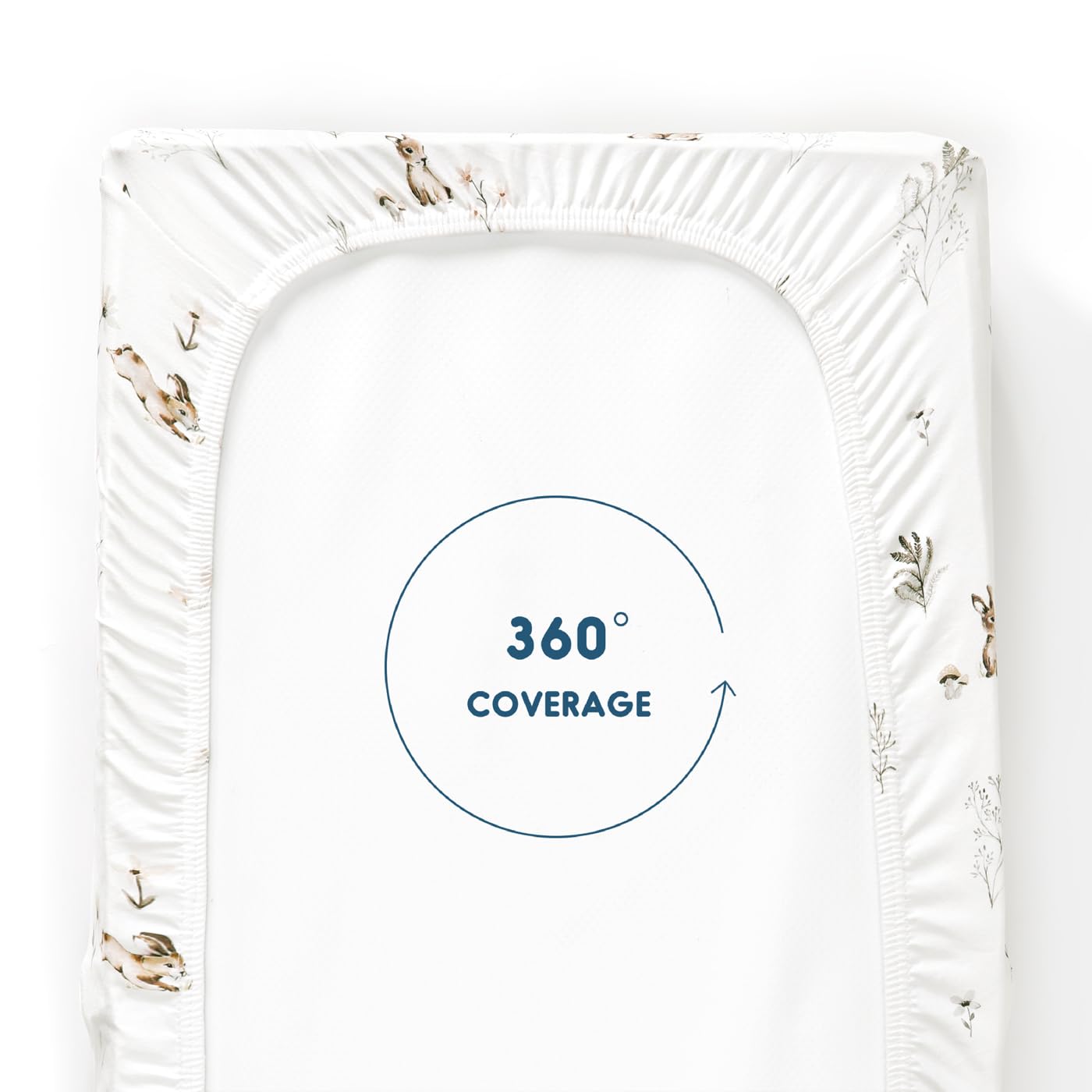 GRSSDER baby changing table setup featuring covers for snug, ready-to-use protection
