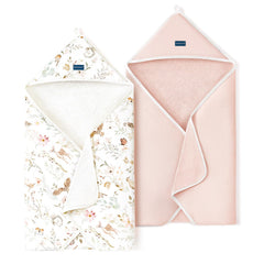 GRSSDER baby hooded towel closeup highlights ultra-soft knit texture for cozy drying
