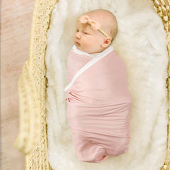 GRSSDER Baby Swaddle Blanket double layer construction emphasizing cozy all-season warmth.