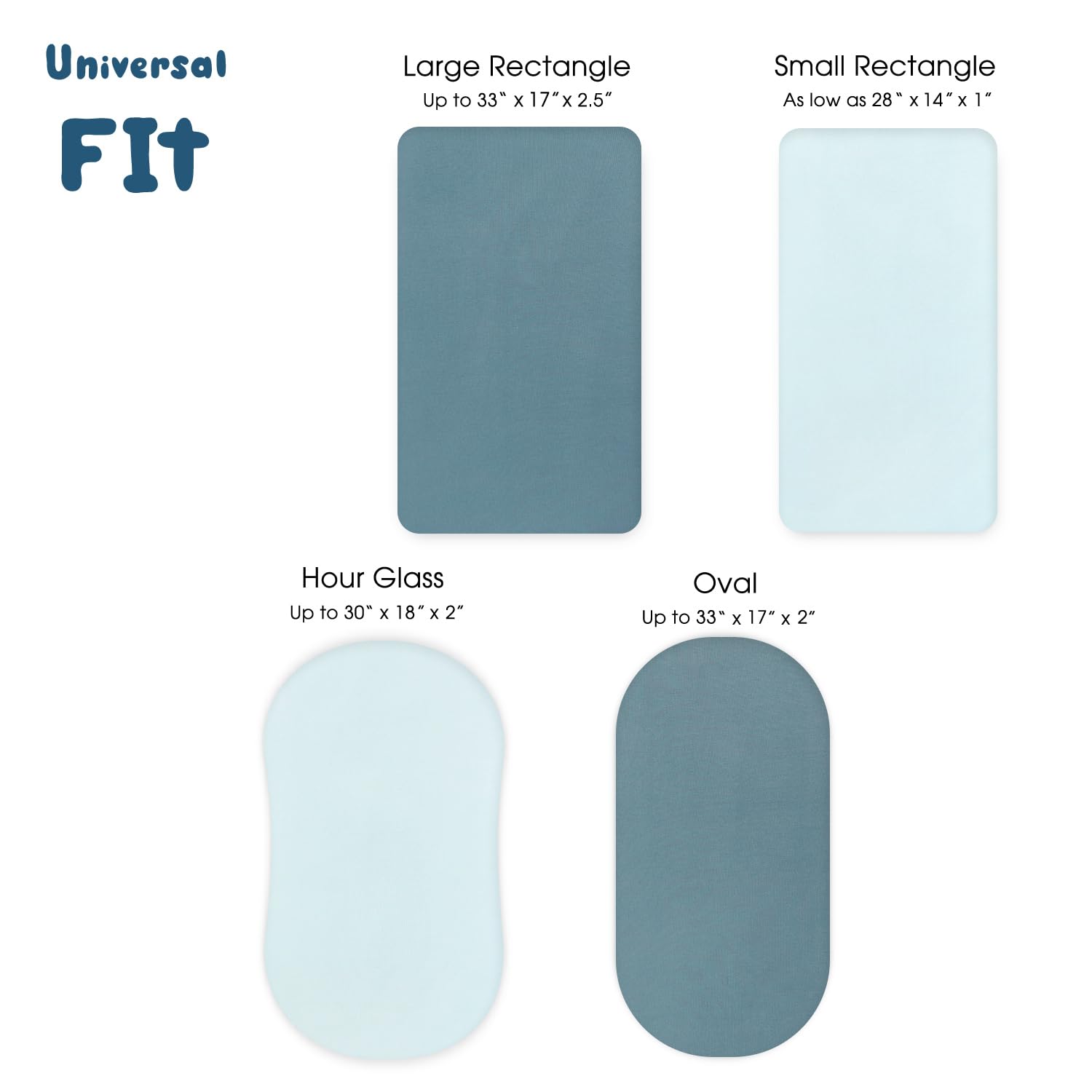 GRSSDER breathable jersey bassinet sheet feels soft and comfy.