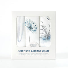 GRSSDER bassinet sheet is machine washable for easy cleaning and care.