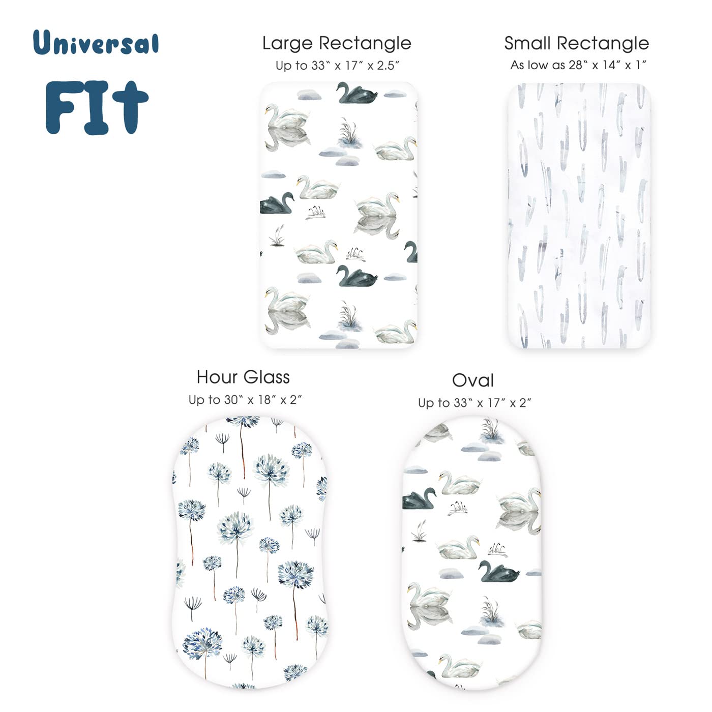 GRSSDER bassinet sheet in use shows snug sleep setup for nighttime comfort.