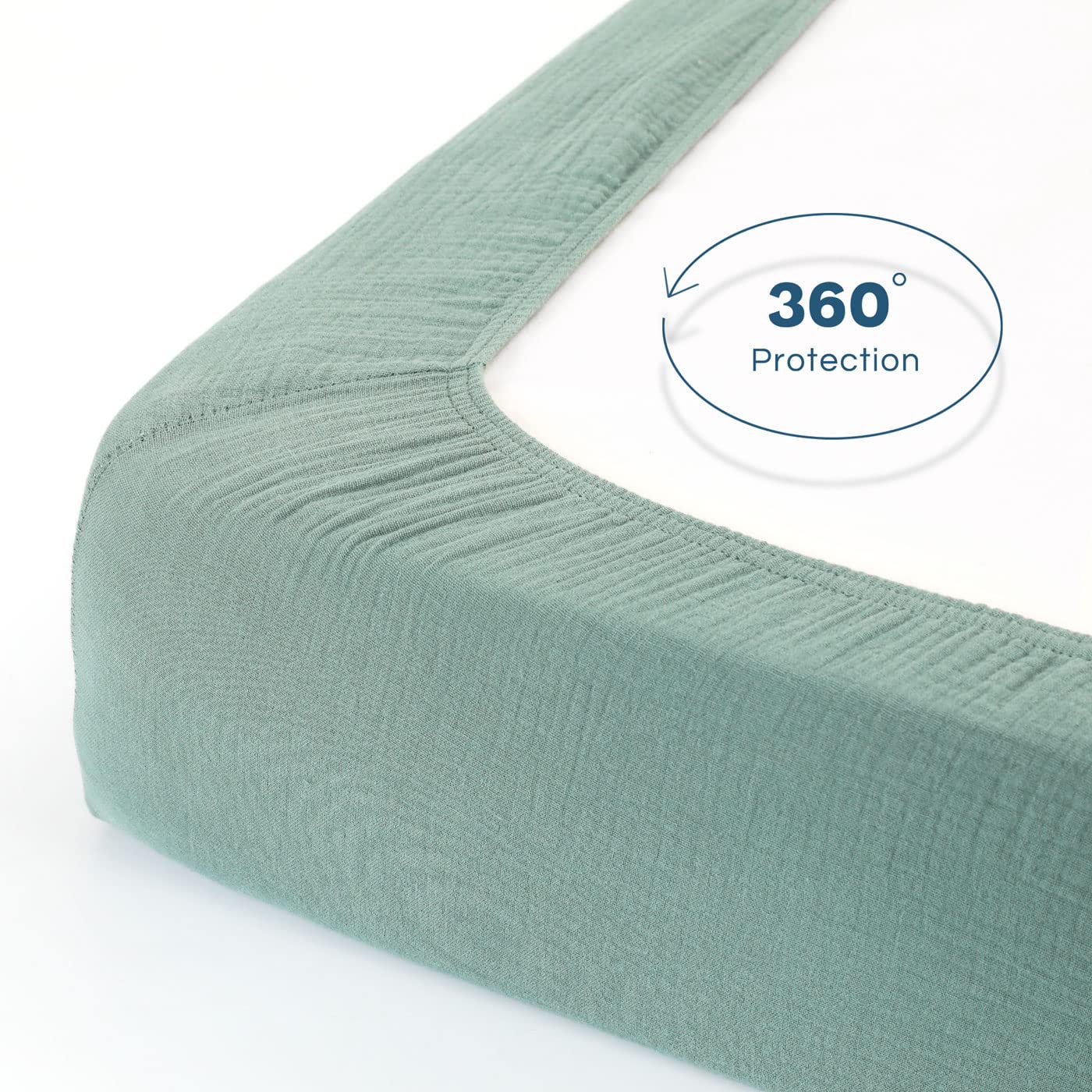 GRSSDER crib sheet care: washing and drying for durability and softness