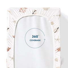 GRSSDER changing pad cover flora pattern close-up adds stylish nursery detail