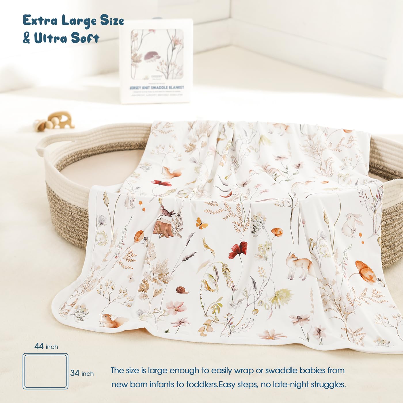 GRSSDER double-layer blanket 34x44 showcases warmth and versatility for year-round use