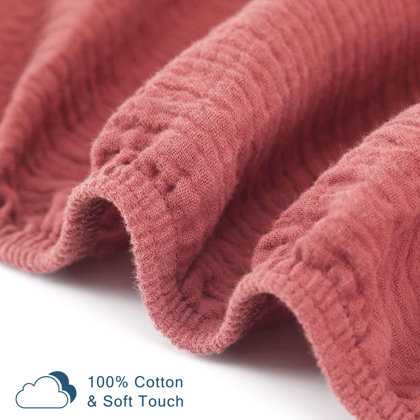 GRSSDER easy-care crib sheet: machine washable for busy parents.