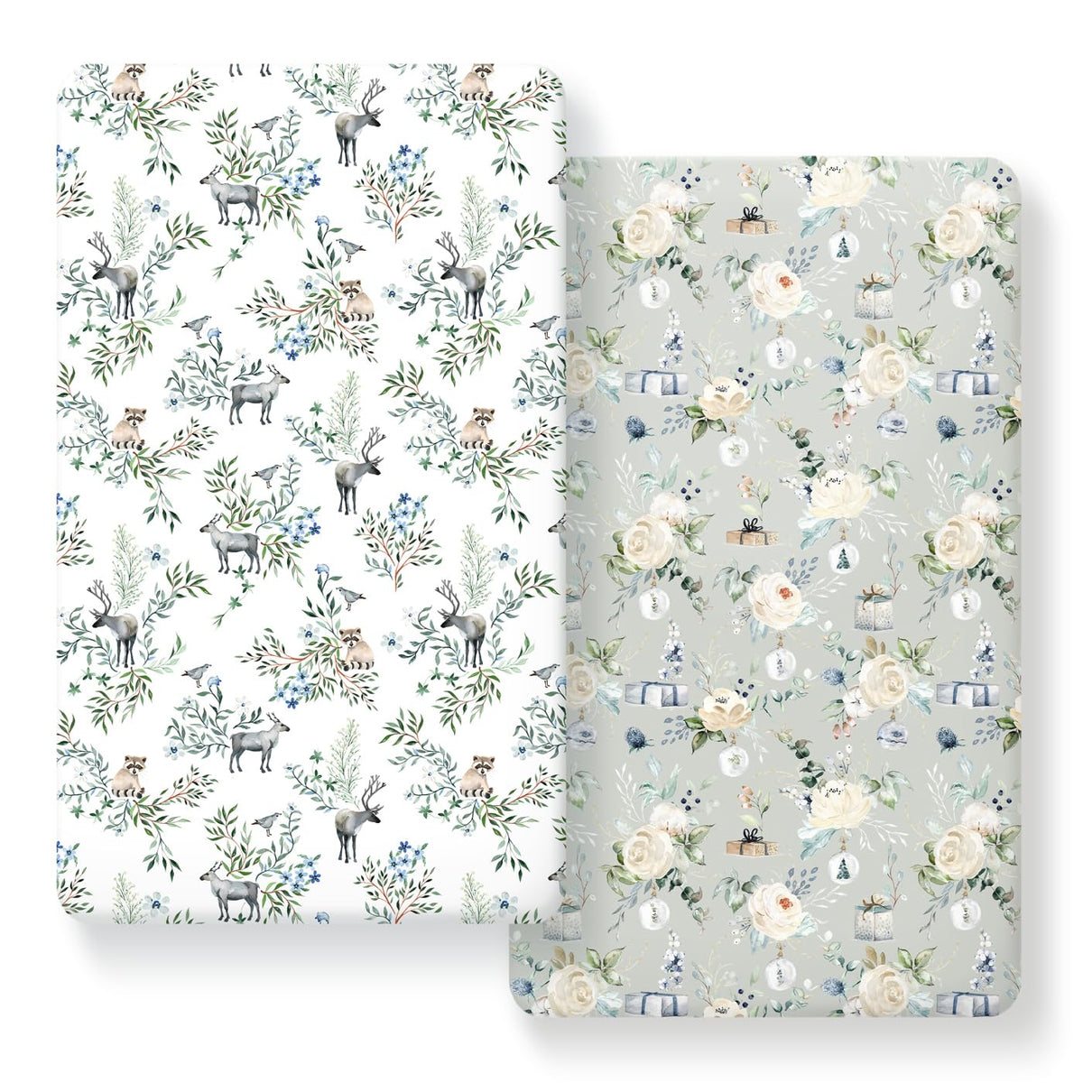 GRSSDER crib sheet with elastic band provides a secure universal fit for standard cribs.