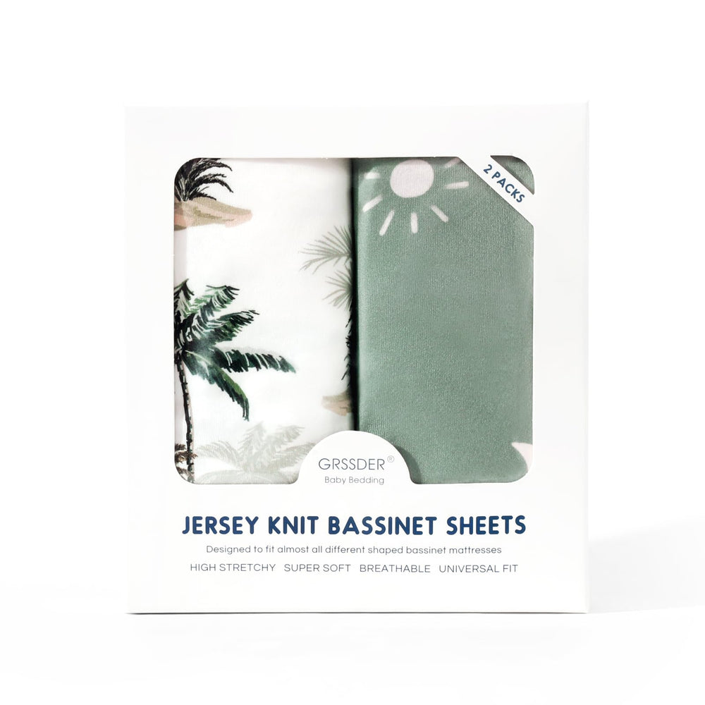 GRSSDER elastic-bottom fitted sheet secures snug fit on mattress