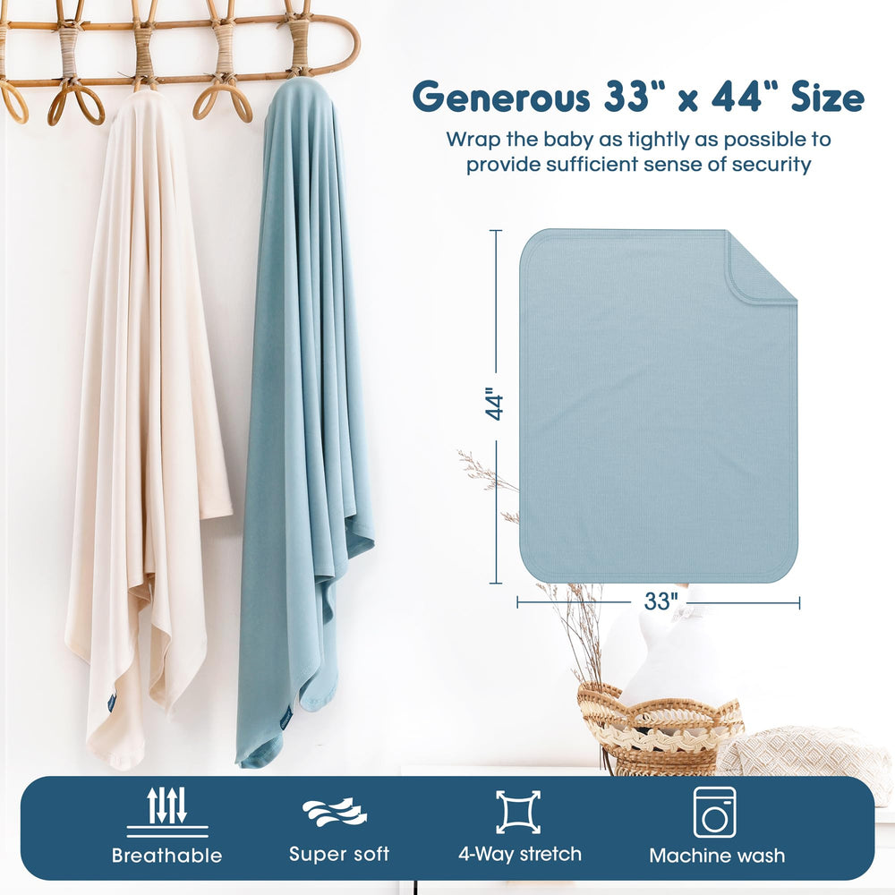 GRSSDER extra-large 33x44 swaddle cocooning baby for restful sleep.