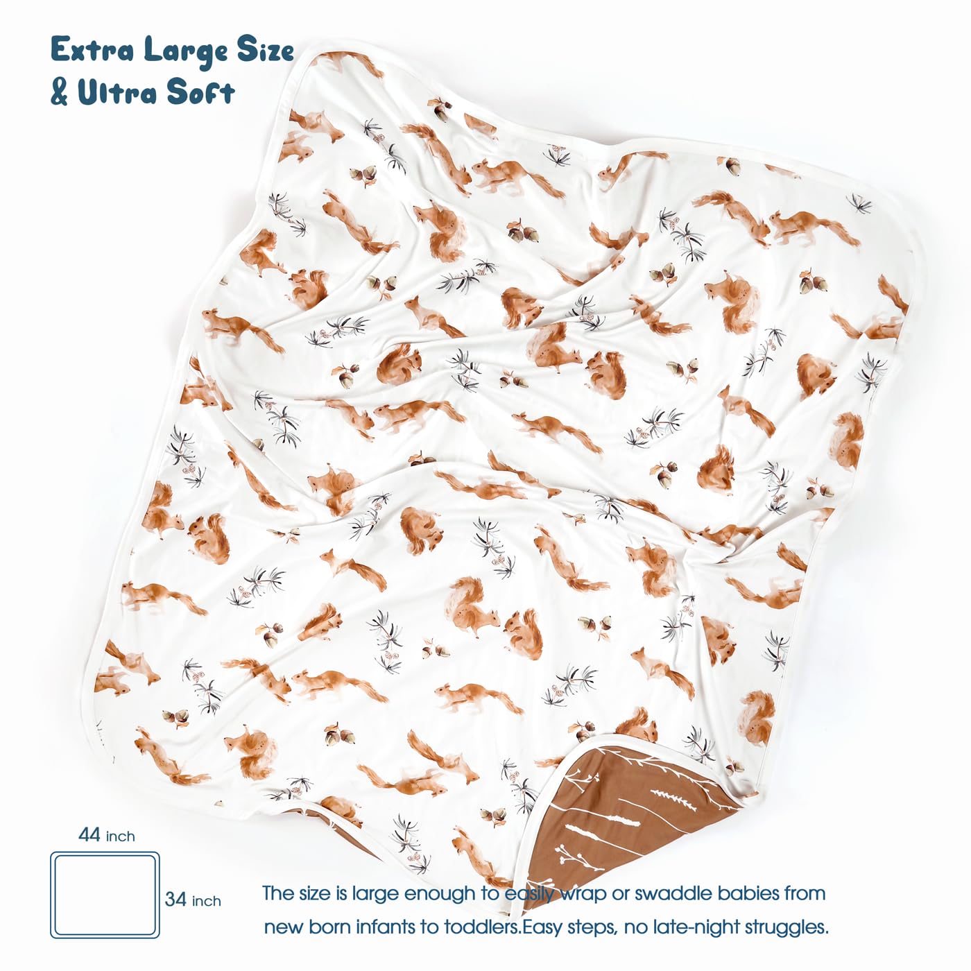 GRSSDER jersey-knit fabric texture close-up highlighting all-season swaddle comfort