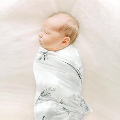 GRSSDER jersey-knit fabric close-up emphasizes gentle touch for baby's delicate skin.