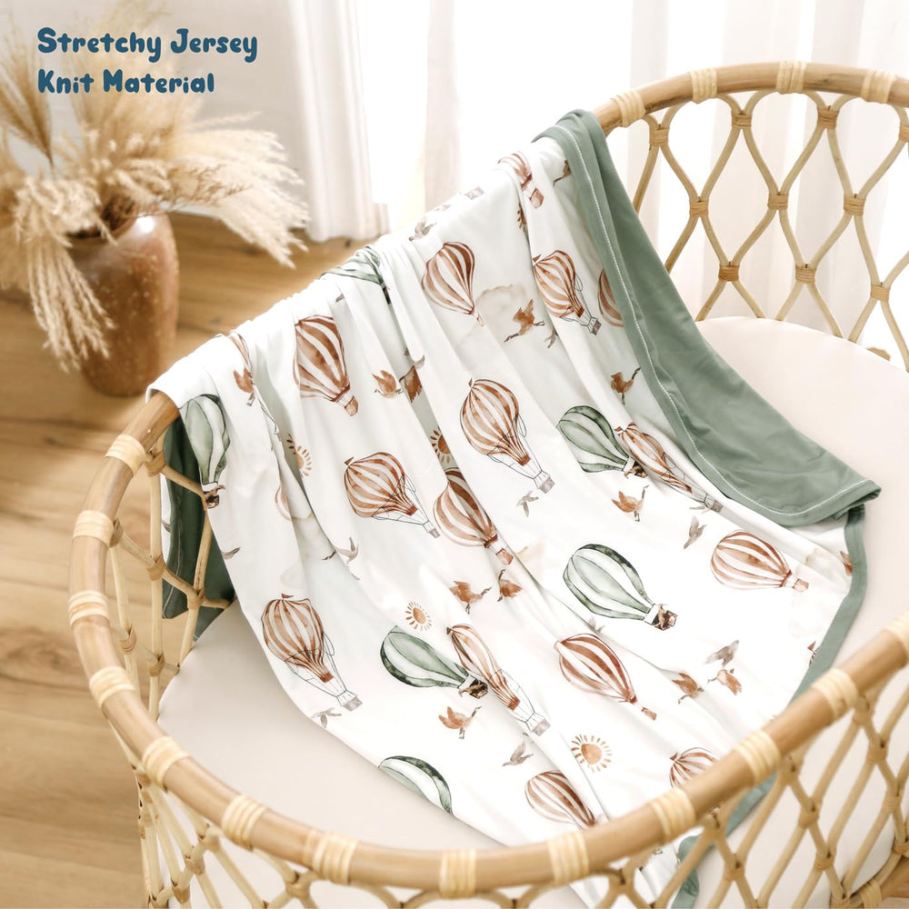GRSSDER large blanket 34x44 inches suitable as swaddle or play mat