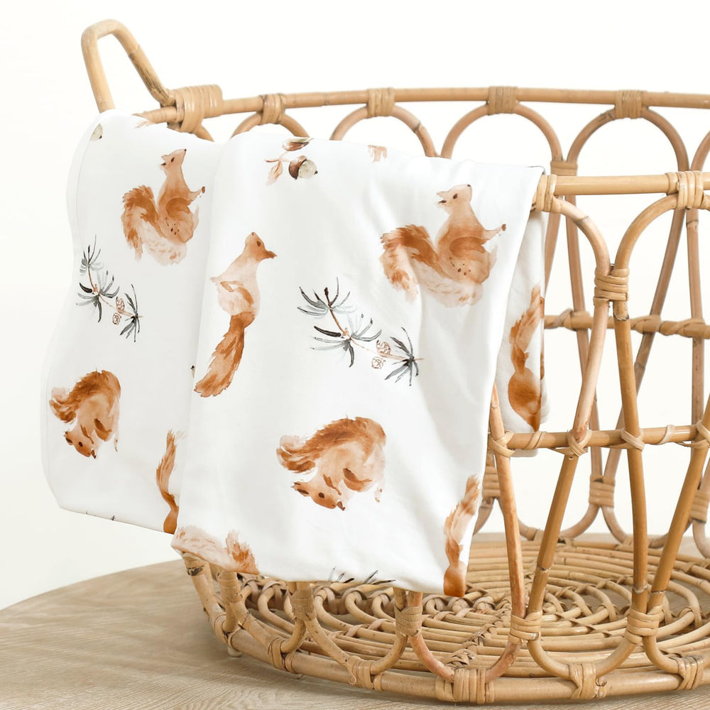 GRSSDER large 34x44 blanket used as swaddle or play mat