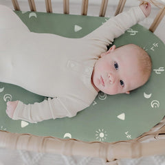 GRSSDER machine-washable bassinet sheets offer easy care and durability