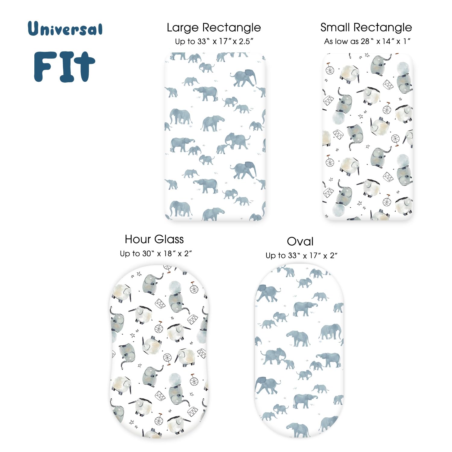 GRSSDER machine-washable sheet simplifies nursery cleanup.