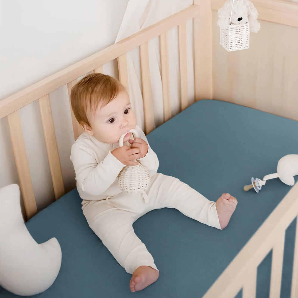 GRSSDER mini crib sheets care-friendly machine washable for busy parents.