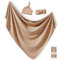 GRSSDER newborn swaddle blanket 47x47 wrap for secure, cozy rest