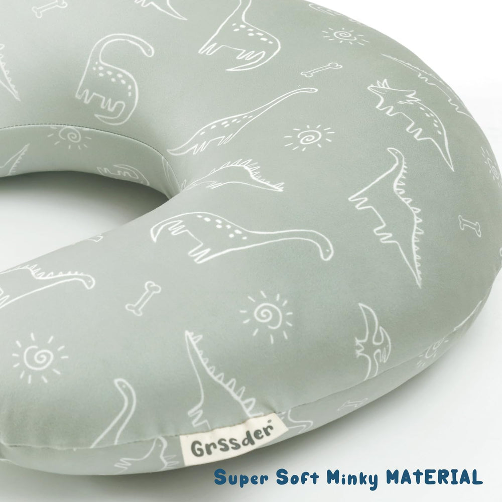 GRSSDER breathable knit pillow cover enhances nursery comfort and decor.