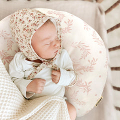 GRSSDER nursing pillow cover with covered zipper offers easy on/off and quick changes.
