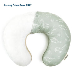 GRSSDER dinosaur-pattern pillow cover adds stylish, unisex nursery charm.