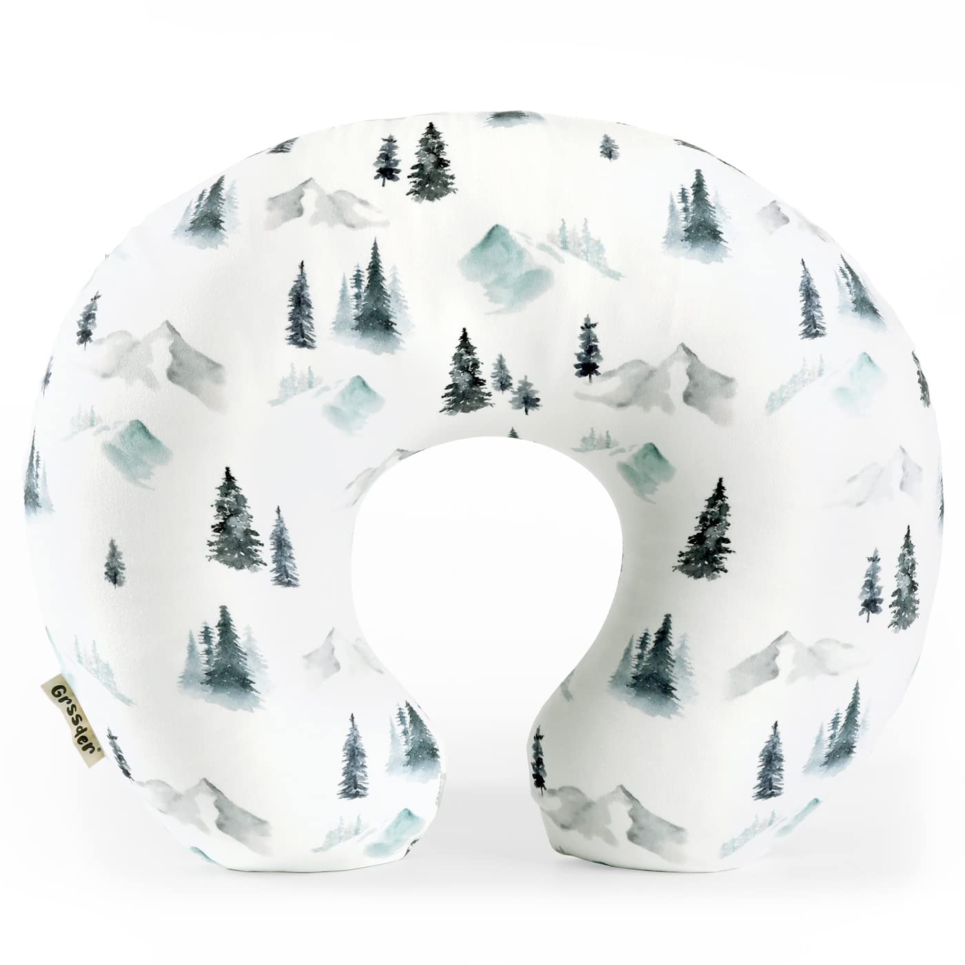 GRSSDER nursing pillow cover with ultra-soft minky texture for cozy nursing