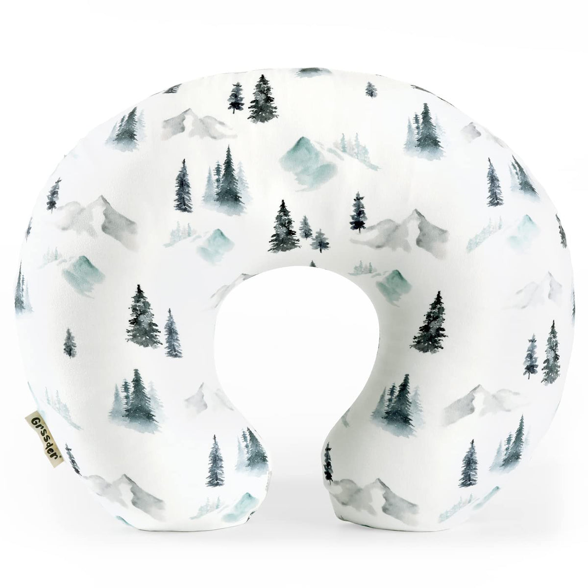 GRSSDER nursing pillow cover with ultra-soft minky texture for cozy nursing