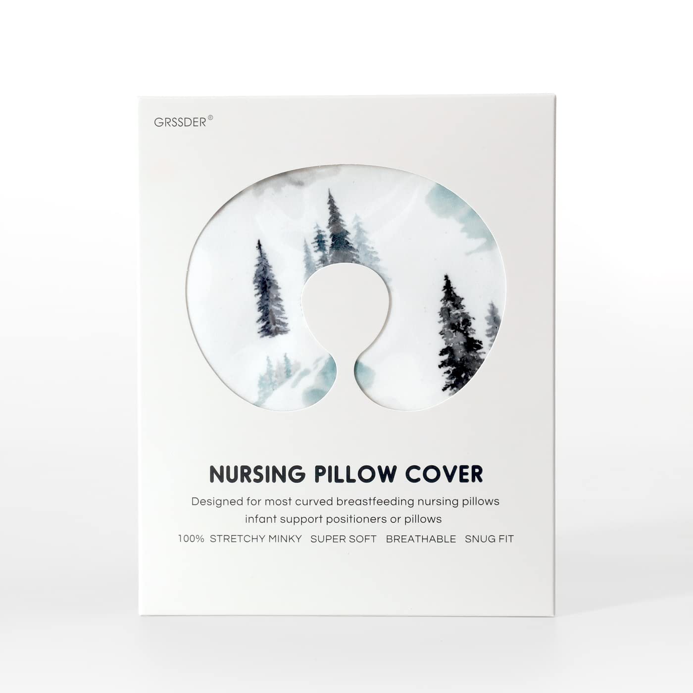 GRSSDER zippered-closure enables quick on-off cover changes