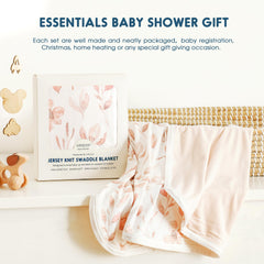 GRSSDER Pink Flora nursery mood shot showcasing modern styling