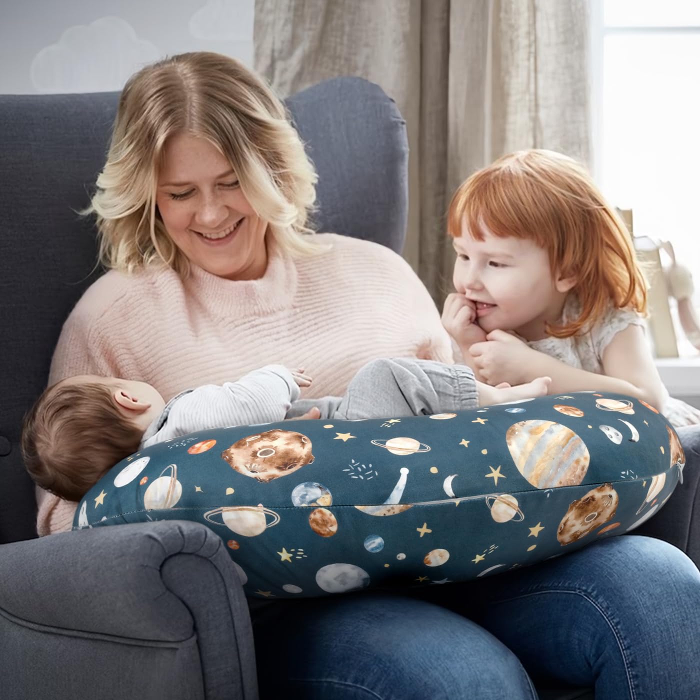 GRSSDER machine-washable cover image emphasizes simple care and fade resistance