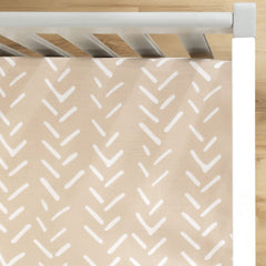 GRSSDER soft muslin crib sheet on mattress shows snug 9 inch pocket.