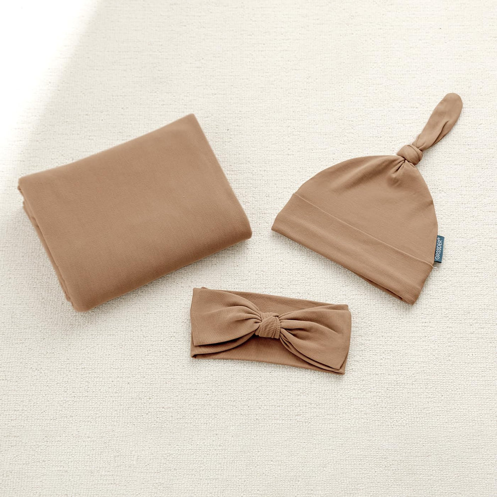 GRSSDER stretchy jersey swaddle for flexible, snug wrapping