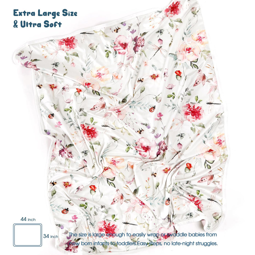 GRSSDER swaddle blanket 34x44 inch demonstrates generous size for versatile swaddling