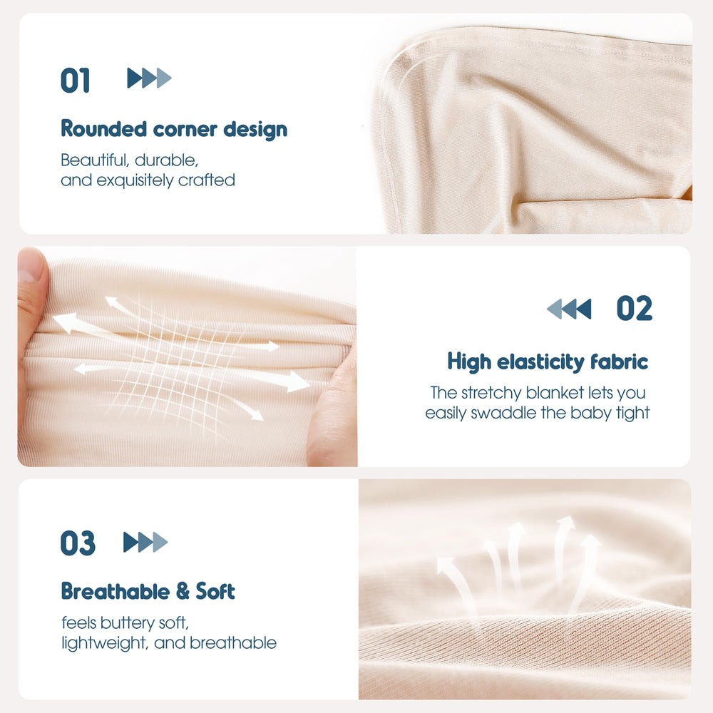 GRSSDER swaddle blanket gender-neutral design suits photos and everyday use.