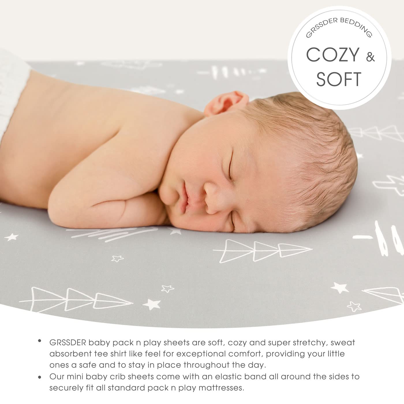 GRSSDER two-pack offers easy rotation between naps and nursery changes.
