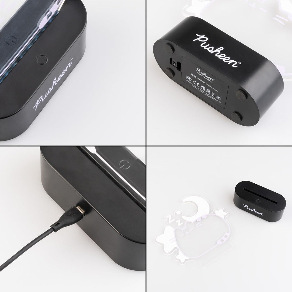 Grupo Erik Pusheen lamp battery compartment, accepts AAA batteries.