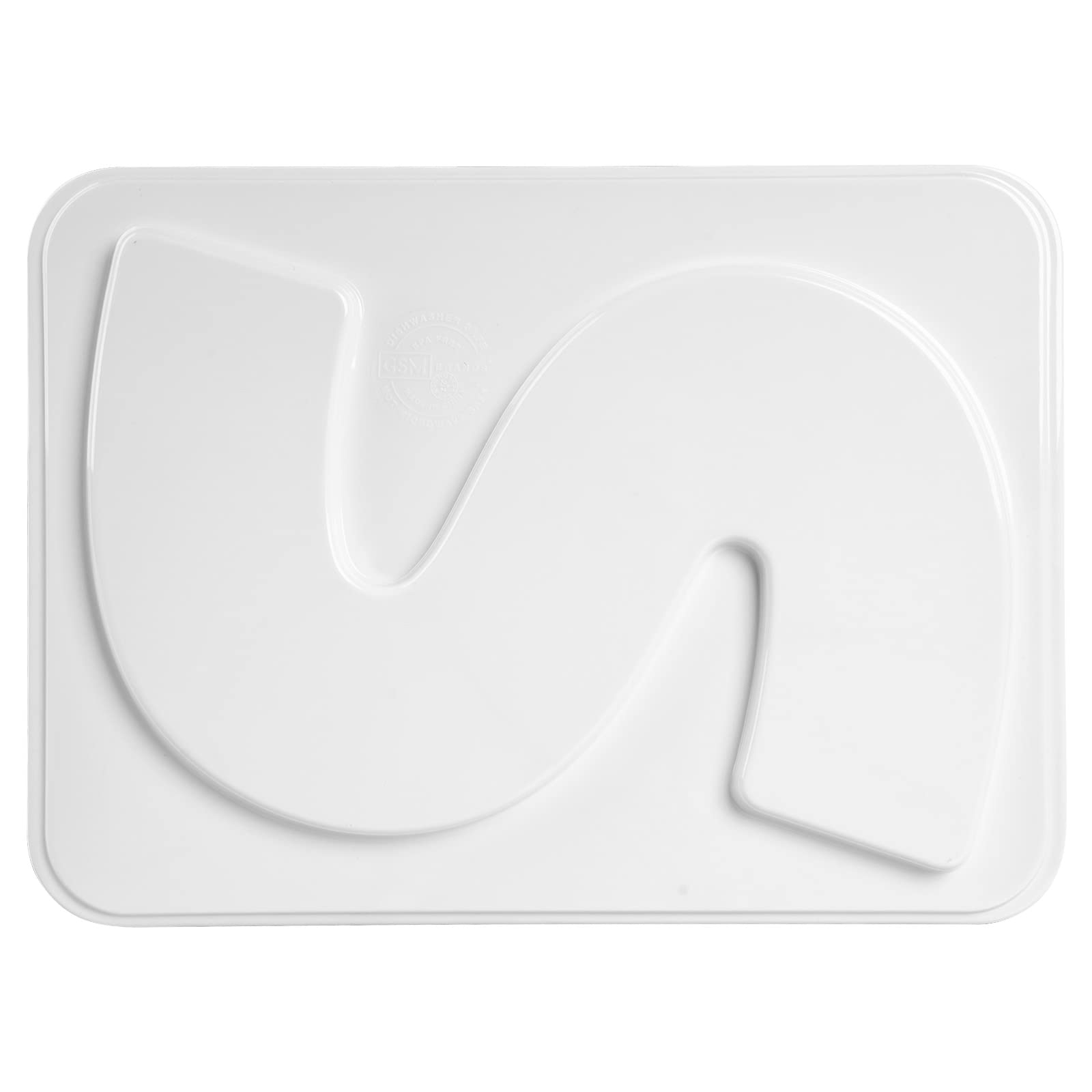 GSM Brands Kids Dinner Plate Dishwasher-Safe Top Rack demonstrates quick cleanup after playful dinners