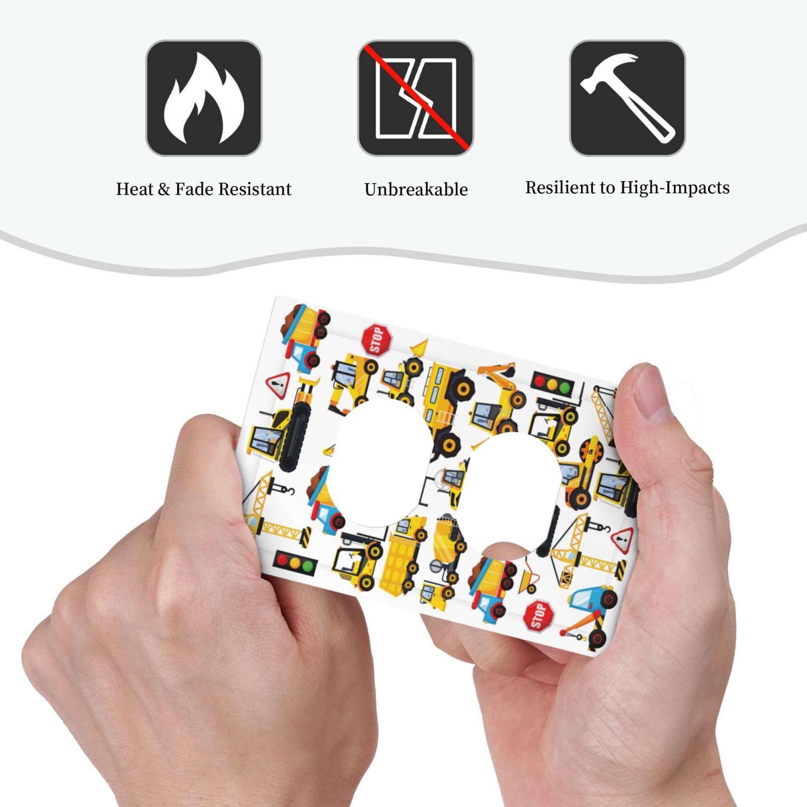 GSRLOD easy-install-wallplate-mounting emphasizes screws included for quick, tool-friendly replacement
