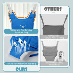 G TALECO GEAR adjustable shoulder straps ensure secure, comfortable fit for baby.