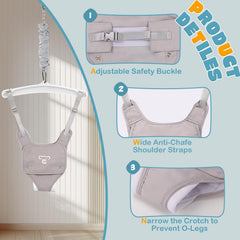 G TALECO GEAR baby jumper stand assembled for easy setup and versatile use