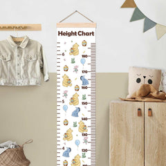 Guawubiang Winnie height chart shows feet and centimeters for precise growth records.