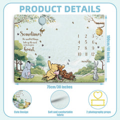 Guawubiang Winnie photo frames close-up showing cute quotes, perfect baby memory display