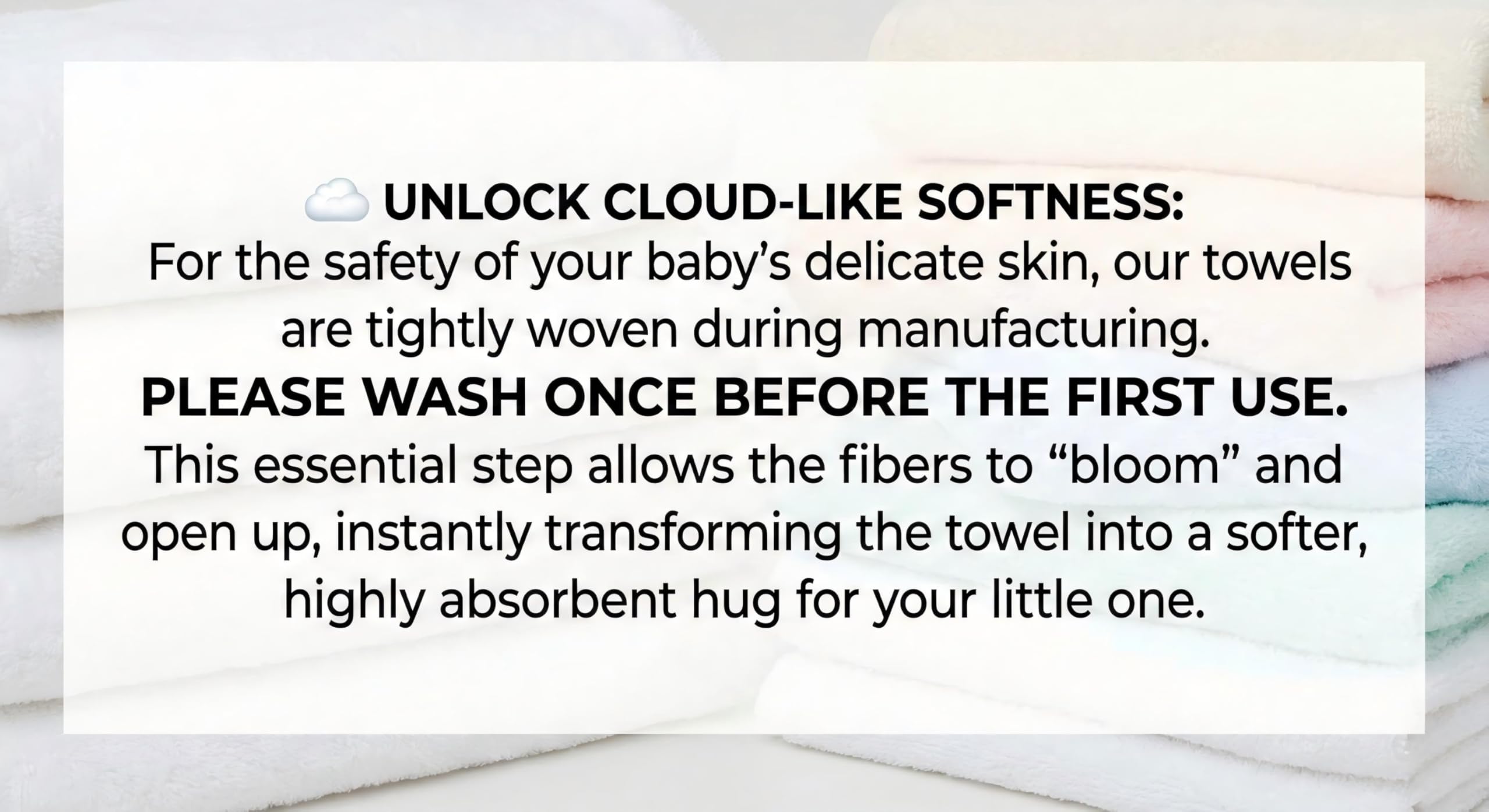 Gucilulu quick-dry fabric after bath or swim time.