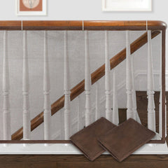 Gudui baby safety stair net assembly view with secure fit and durability.