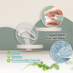 Gudui clear corner protectors with adhesive provide easy, mess-free edge protection for busy homes.