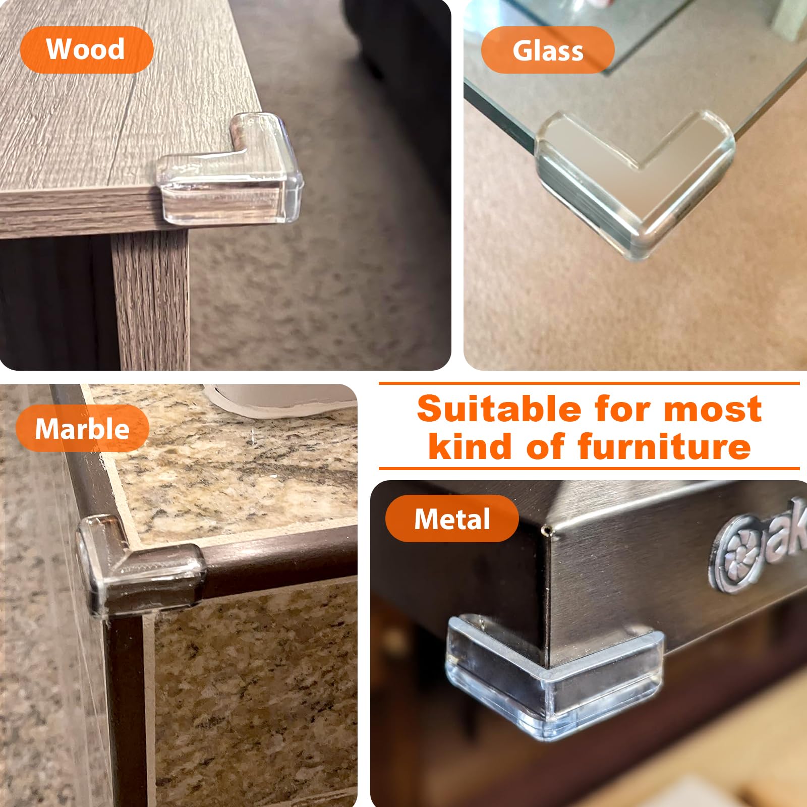 Gudui clear design blends with furniture for a seamless look