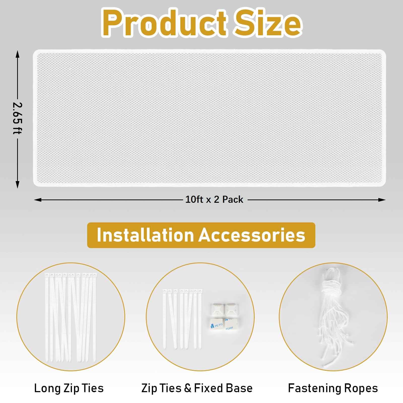 Gudui indoor-outdoor-stair-net-white on rails ensures durable, easy-to-clean protection.