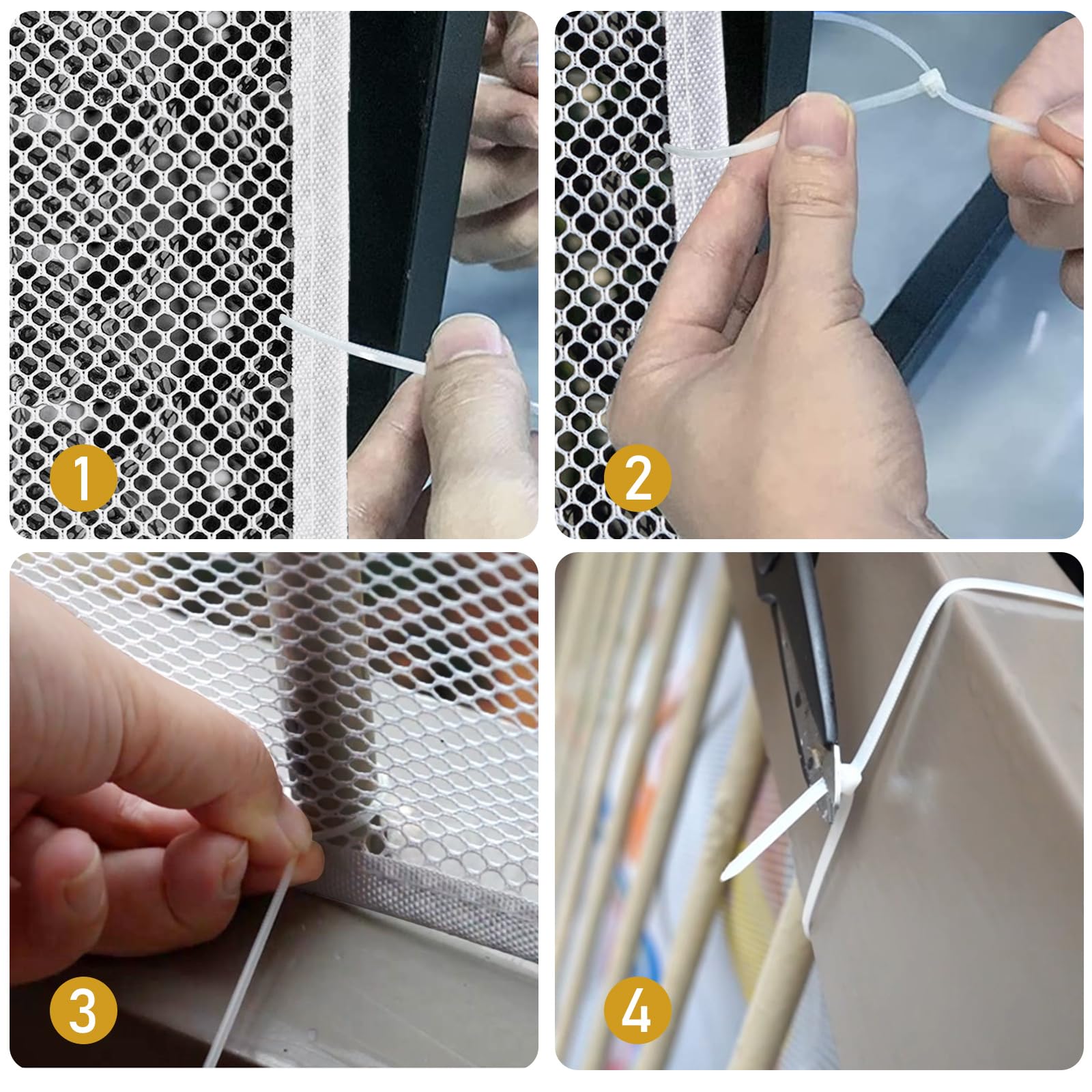 Gudui easy installation using rope or zip ties keeps setup simple.